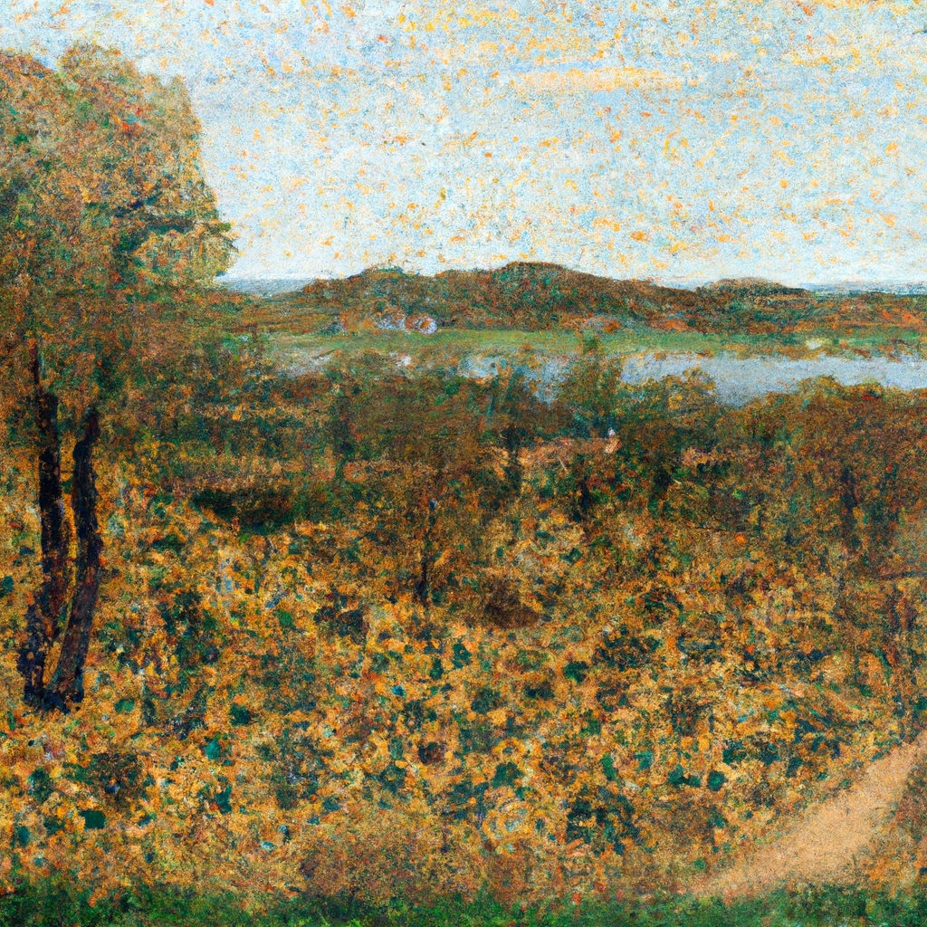 landscape, very detailed, byGustav Klimt, oil painting